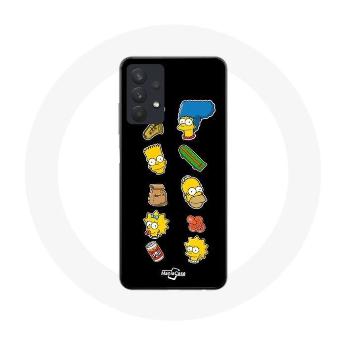 Hülle - Die Simpsons - Samsung Galaxy A32 5G - Flexibel - Schwarz - Aufkleber schwarz von Joom DACH