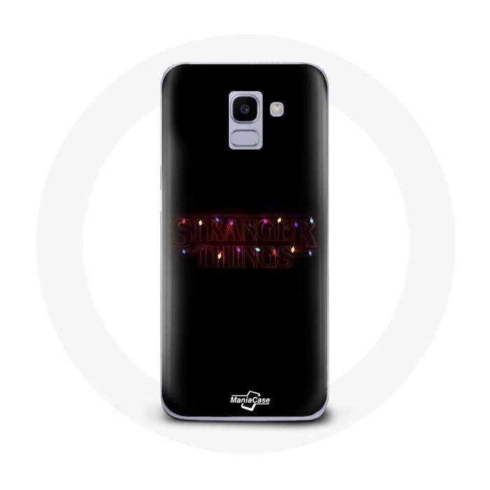 Hülle für Samsung Galaxy A6 2018 Stranger Things Poster Logo Frohe Weihnachten von Joom DACH