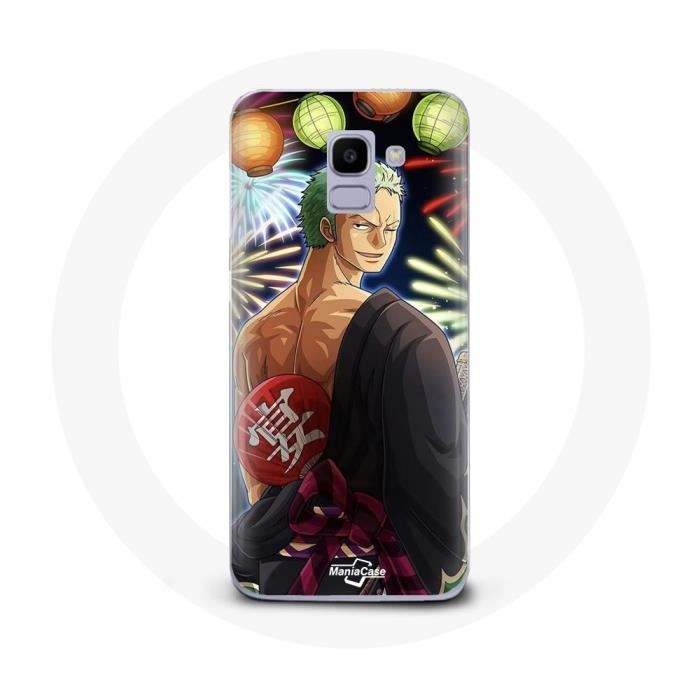 Hülle für Samsung Galaxy J6 2018 One Piece Merry Christmas Zoro Anime Manga von Joom DACH