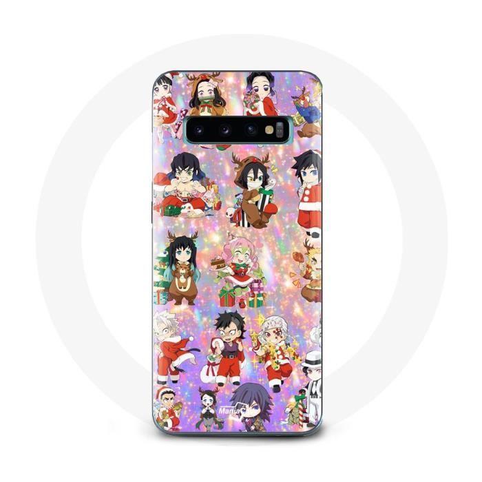 Hülle für Samsung Galaxy S10 Plus Demon Slayer Frohe Weihnachten Poster Weihnachtsgeschenk von Joom DACH