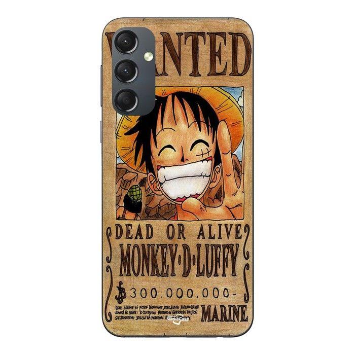 Hülle für Samsung Galaxy S25 FE One Piece Wanted Poster Monkey D. Ruffy Maniacase schwarz von Joom DACH