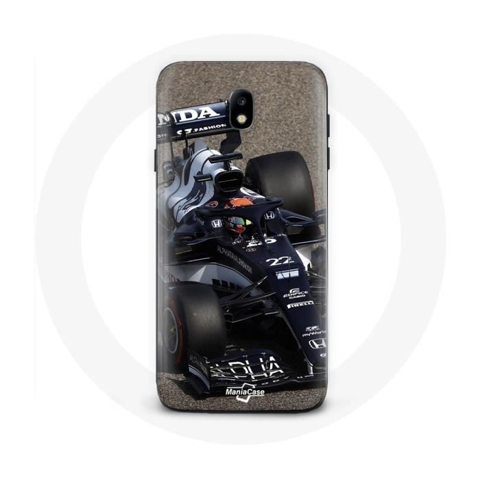 Hülle für Samsung Galaxy j7 2017 Formel 1 Yuki Tsunoda F1 Racing Driver Blau von Joom DACH
