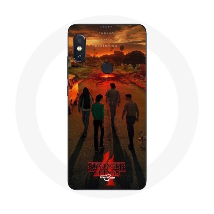 Hülle für Xiaomi Redmi Note 5 AI Dual Camera Stranger Things Staffel 4 Poster Art Crews of the N von Joom DACH
