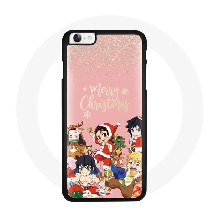Hülle für iPhone 7 Demon Slayer Frohe Weihnachten Poster Anime Manga von Joom DACH