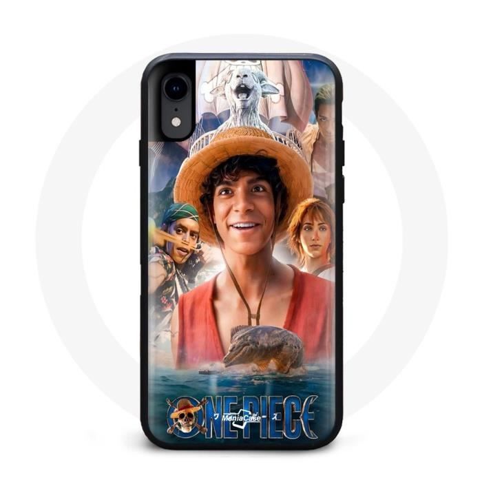 Hülle für iPhone XS One Piece Ruffy Poster Charaktere Kunst Staffel 1 schwarz von Joom DACH