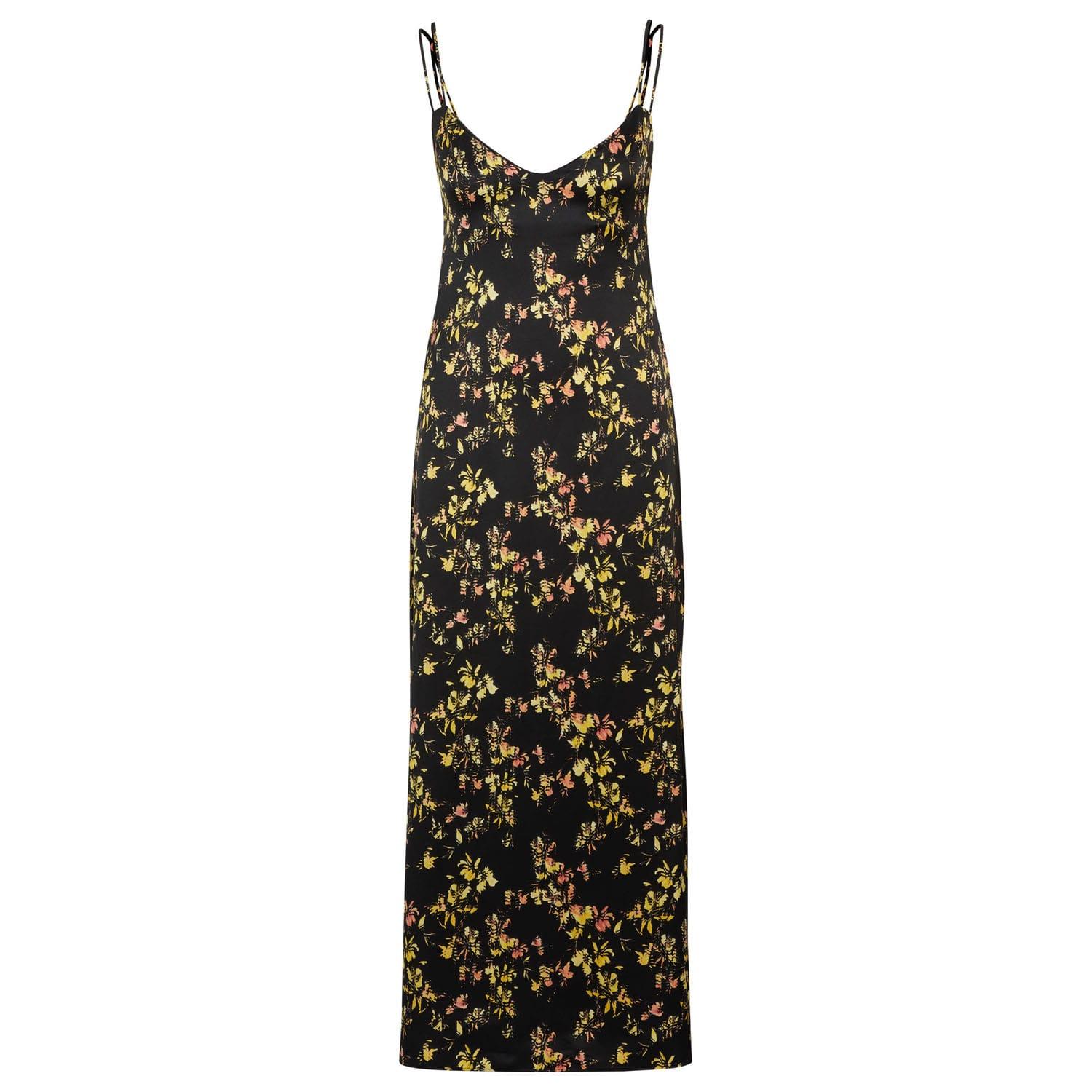 Hugo Damen/Damen Kerera-1 Maxikleid 8 UK schwarz von Joom DACH