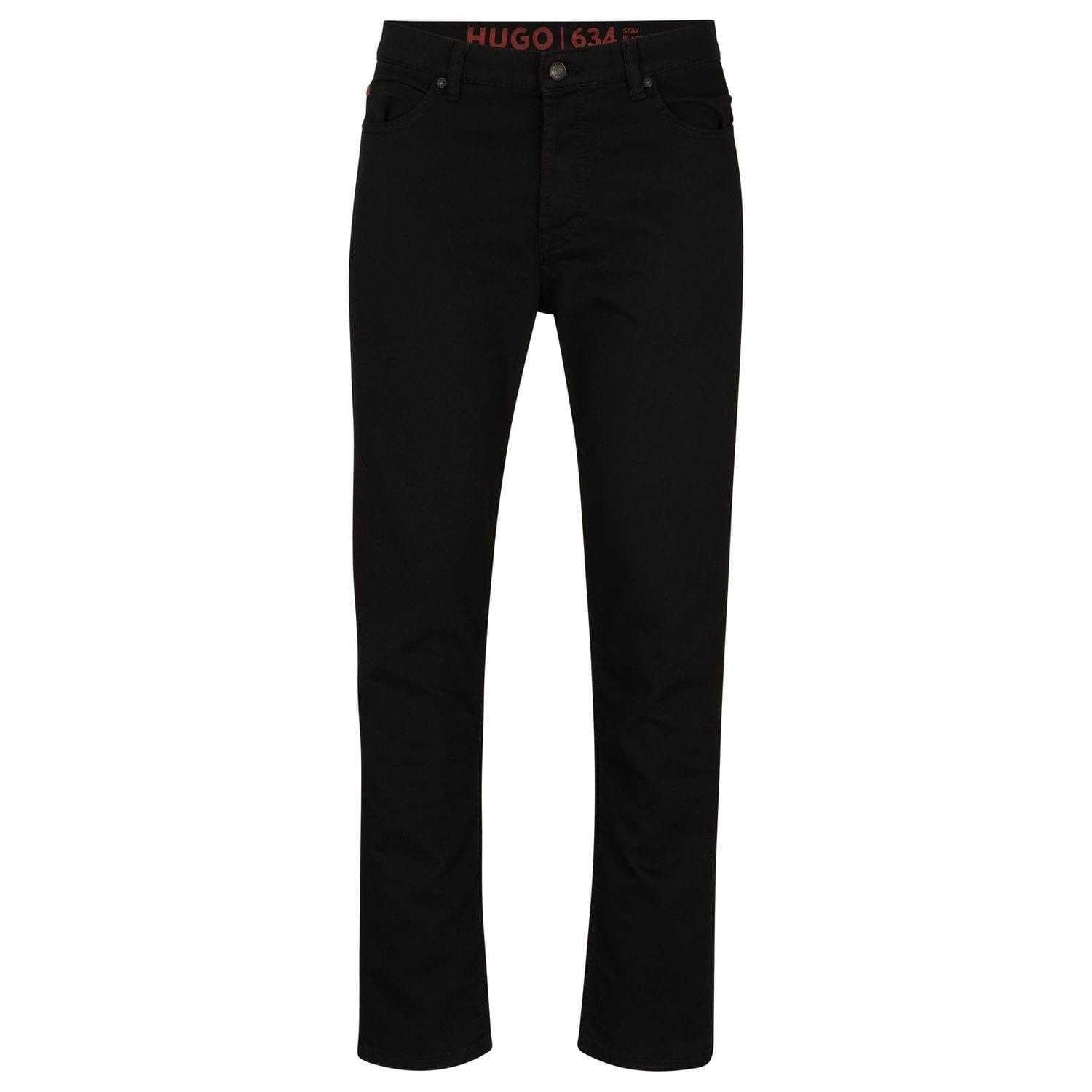 Hugo Herren 634 Tapered Jeans 32L schwarz von Joom DACH