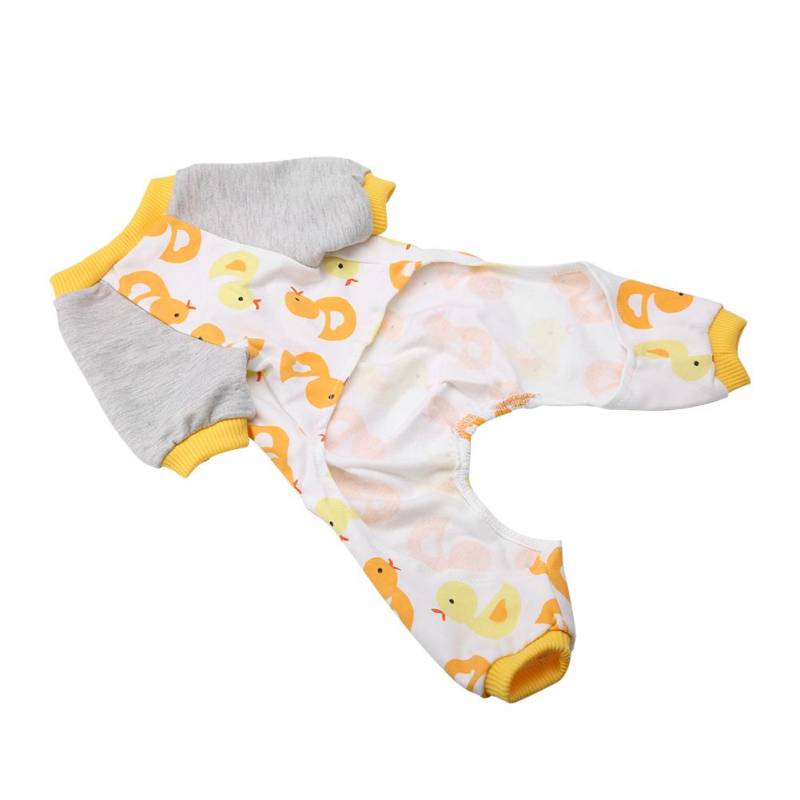 Hund Welpe Cartoon Pyjama Katze Jumpsuit Kleintier Baumwollkleidung Bekleidung Hauskostüm(XS) von Joom DACH