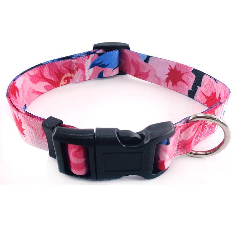 Hundehalsband und Hundeleine im Bohemian-Ethno-Stil mit Digitaldruck Collar M:2*55cm von Joom DACH