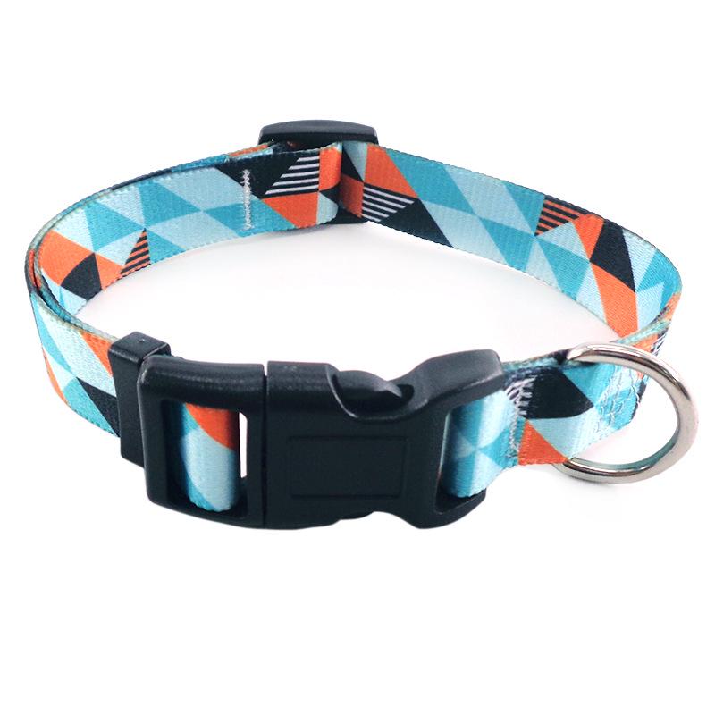 Hundehalsband und Hundeleine im Bohemian-Ethno-Stil mit Digitaldruck Collar S:1.5*40cm von Joom DACH