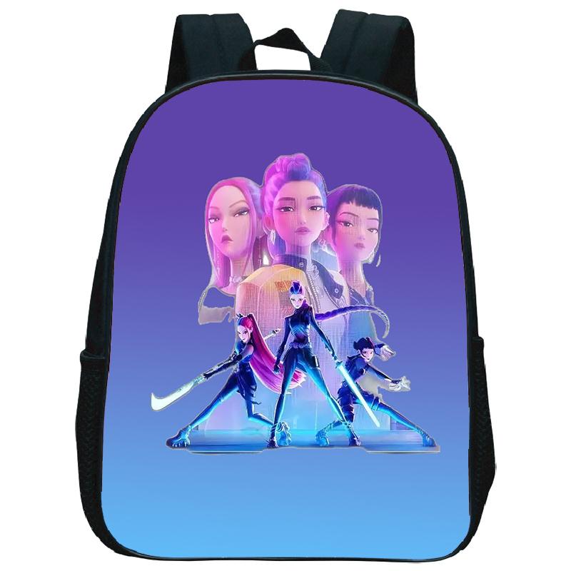Huntrix Girl Kindergarten Backpack Kpop Demon Hunters Children Rucksack Rumi Mira Saja Boy Satchel Toddler Start School Gift 21 von Joom DACH
