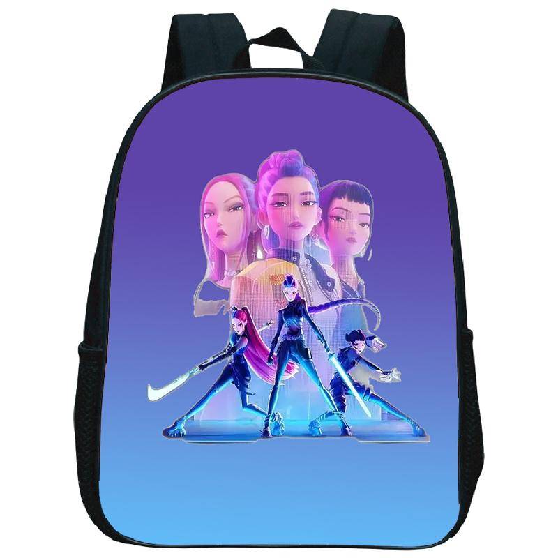 Huntrix Girl Kindergarten Rucksack Kpop Dämonenjäger Kinderrucksack Rumi Mira Saja Jungen Schultasche Kleinkind Schulanfangsgeschenk 21 von Joom DACH
