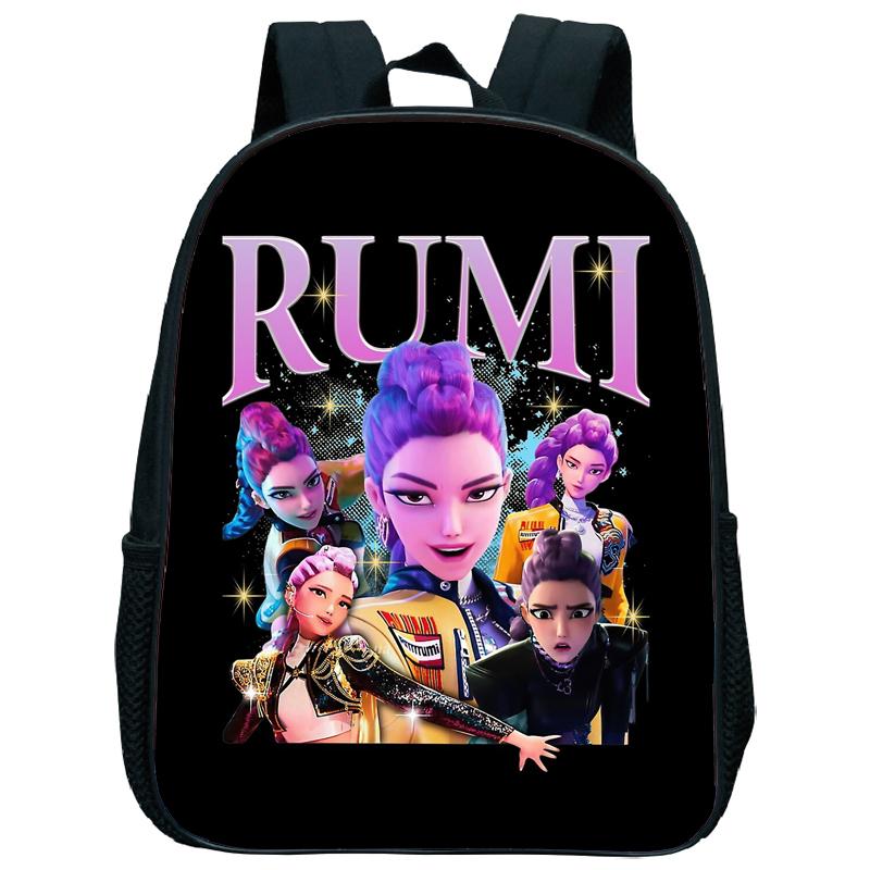 Huntrix Girl Kindergarten Rucksack Kpop Dämonenjäger Kinderrucksack Rumi Mira Saja Jungen Schultasche Kleinkind Schulanfangsgeschenk 18 von Joom DACH