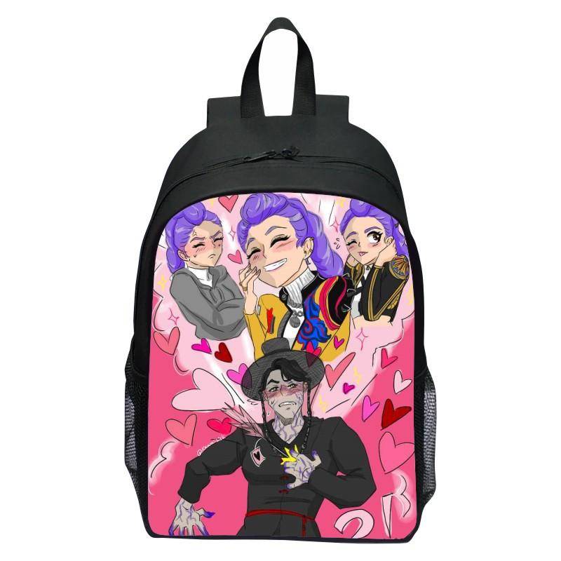 Huntrix Kpop Hexenjagd Rucksack mit großer Kapazität Mochila Computerrucksack Jungen und Mädchen Sportreisetasche Bestes Geschenk von Joom DACH