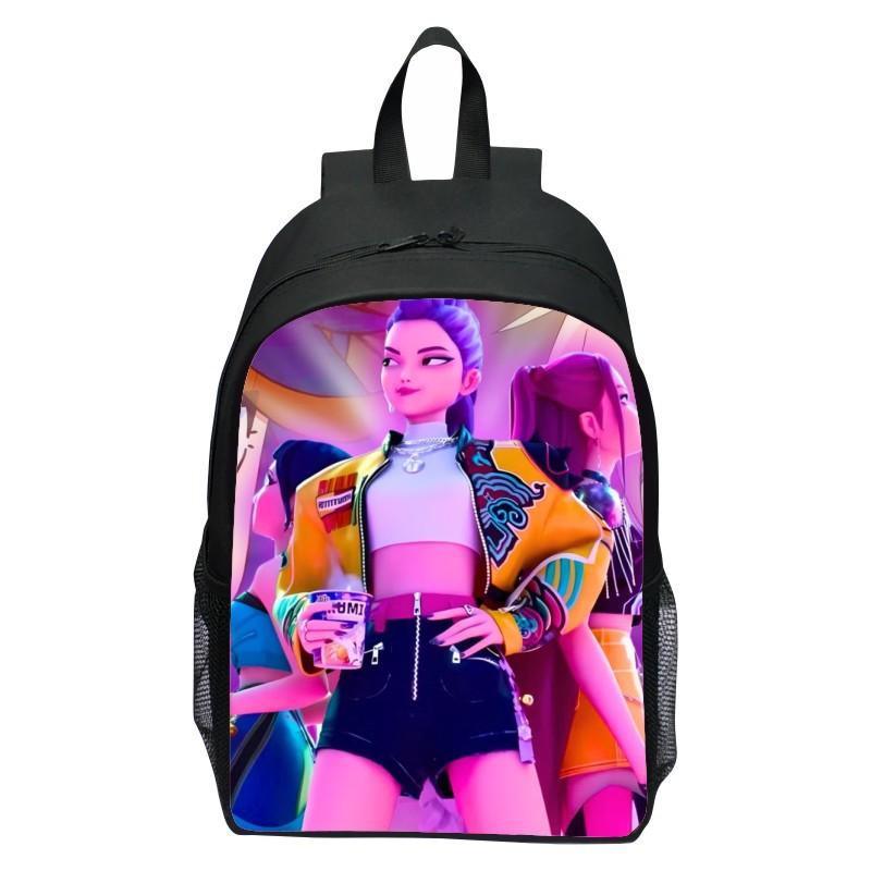 Huntrix Kpop Hexenjagd Rucksack mit großer Kapazität Mochila Computerrucksack Jungen und Mädchen Sportreisetasche Bestes Geschenk von Joom DACH