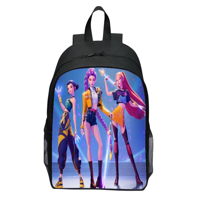 Huntrix Kpop Hexenjagd Rucksack mit großer Kapazität Mochila Computerrucksack Jungen und Mädchen Sportreisetasche Bestes Geschenk von Joom DACH