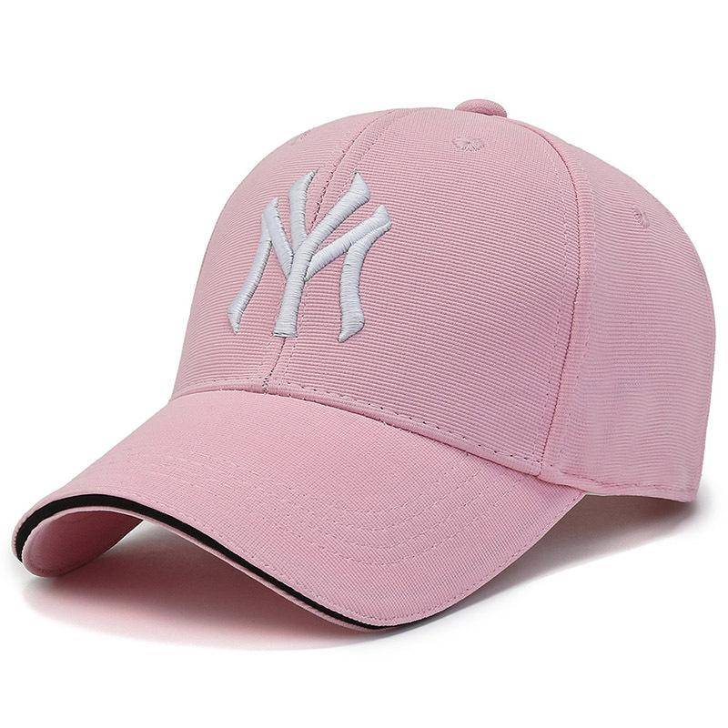 Hut Frühling und Herbst Herren und Damen Bestickte Alphabet-Kappe Outdoor Casual Paar Baseballkappe Street Fashion Sonnenhut Adjustable rosa von Joom DACH