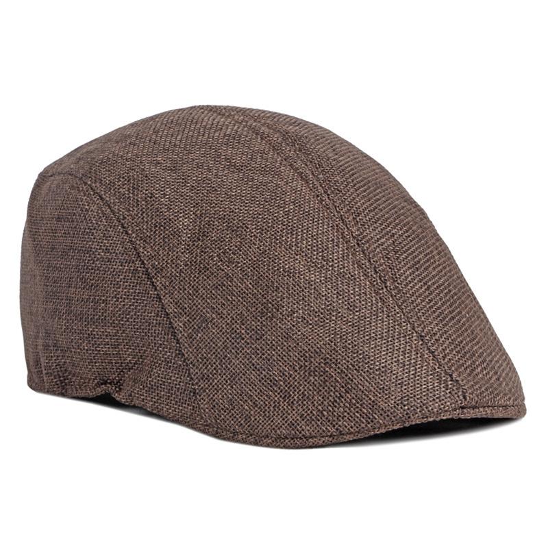 Hut Herren Newsboy Caps Baskenmütze Britischen Retro Sommer Atmungsaktive Gatsby Maler Hüte Vorwärts Hut Fahrer Ivy Hut Gorro Hombre Boina 56-58cm von Joom DACH