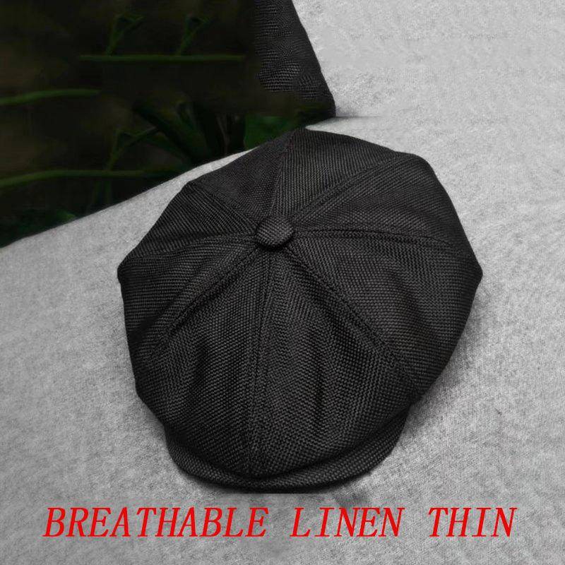 Hut Weiche Wolle Zeitungsjunge Mütze Männer Grau Fischgräten Flache Kappen Frauen Männer Britische Maler Hut Weiche Herbst Winter Hüte achteckige Kappe BLM09 L 58-60CM von Joom DACH