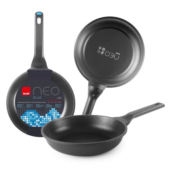 IBILI Neo Blue - Unverformbare Antihaft-Pfanne (26 cm) - Aluminium Forgé – Vollinduktion von Joom DACH