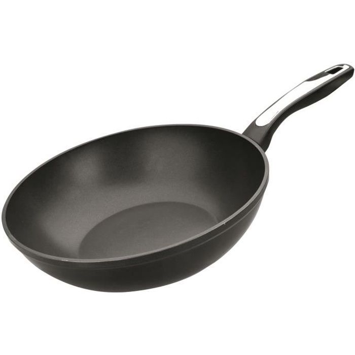 IBILI - Wok Induplus, 28 cm, Aluminium, Antihaftbeschichtung, Induktionsgeeignet von Joom DACH