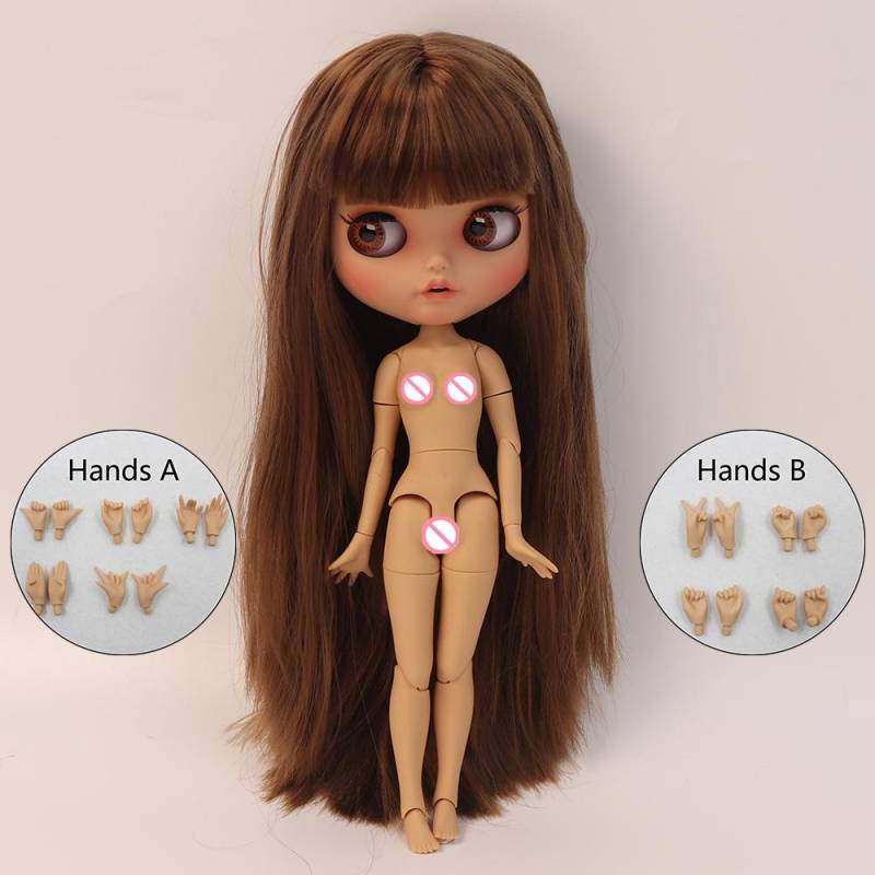 ICY DBS Blythe Puppe 1/6 BJD Gelenkkörper Gebräunte Haut Mattes Gesicht 30cm im Angebot Sonderpreis Spielzeug Geschenk Anime Mädchen SD Tan skin von Joom DACH