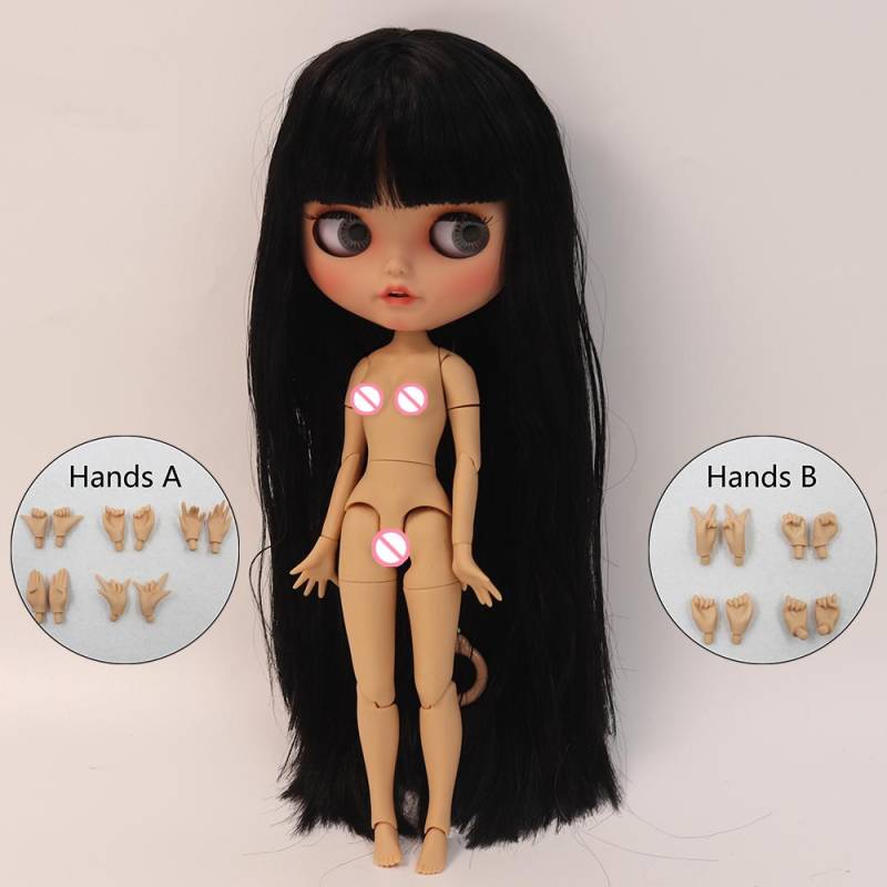 ICY DBS Blythe Puppe 1/6 BJD Gelenkkörper Gebräunte Haut Mattes Gesicht 30cm im Angebot Sonderpreis Spielzeug Geschenk Anime Mädchen SD Tan skin von Joom DACH