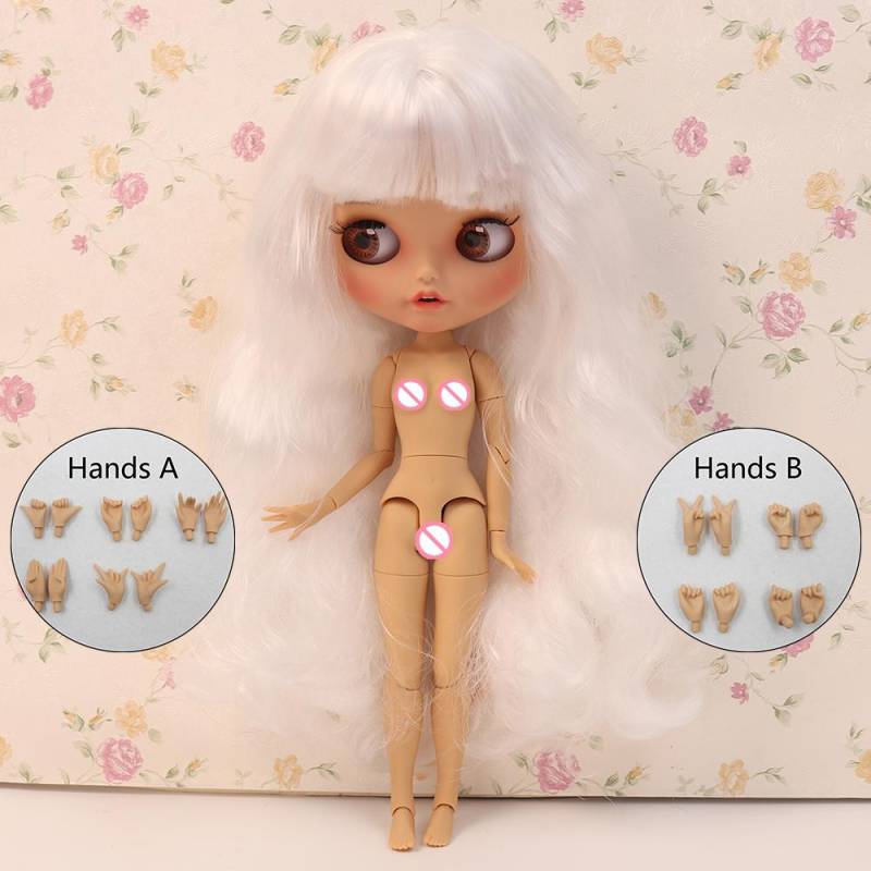ICY DBS Blythe Puppe 1/6 BJD Gelenkkörper Gebräunte Haut Mattes Gesicht 30cm im Angebot Sonderpreis Spielzeug Geschenk Anime Mädchen SD Tan skin von Joom DACH