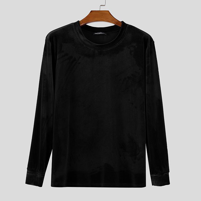 INCERUN Herbst Winter Herren Langarm Glitzer Samt Freizeit T-Shirts Unterhemden L schwarz INCERUN Herbst Winter Herren Langarm Glitzer Samt Freizeit T-Shirts Unterhemden L schwarz von Joom DACH