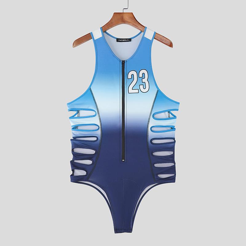INCERUN Herren Träger Ärmellos Farbverlauf Buchstabenprint Ausgeschnitten Slips Bodys Jumpsuits 2XL blau INCERUN Herren Träger Ärmellos Farbverlauf Buchstabenprint Ausgeschnitten Slips Bodys Jumpsuits 2XL blau von Joom DACH