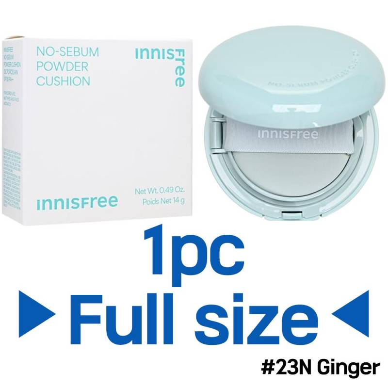 [INNISFREE] No-Sebum Powder Cushion 14g (SPF35/PA++) ▶Full size◀ 23N Ginger von Joom DACH