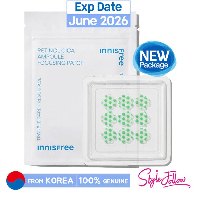 [INNISFREE] Retinol Cica Ampoule Focusing Patch (1pack / 9patch) 1pack / 9patch von Joom DACH