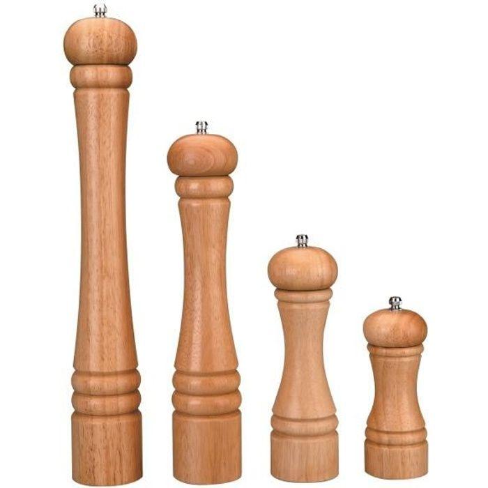 Pfeffermühle - Ibili - 773321 - Helles Holz - 20 cm - Stahlmahlwerk braun von Joom DACH