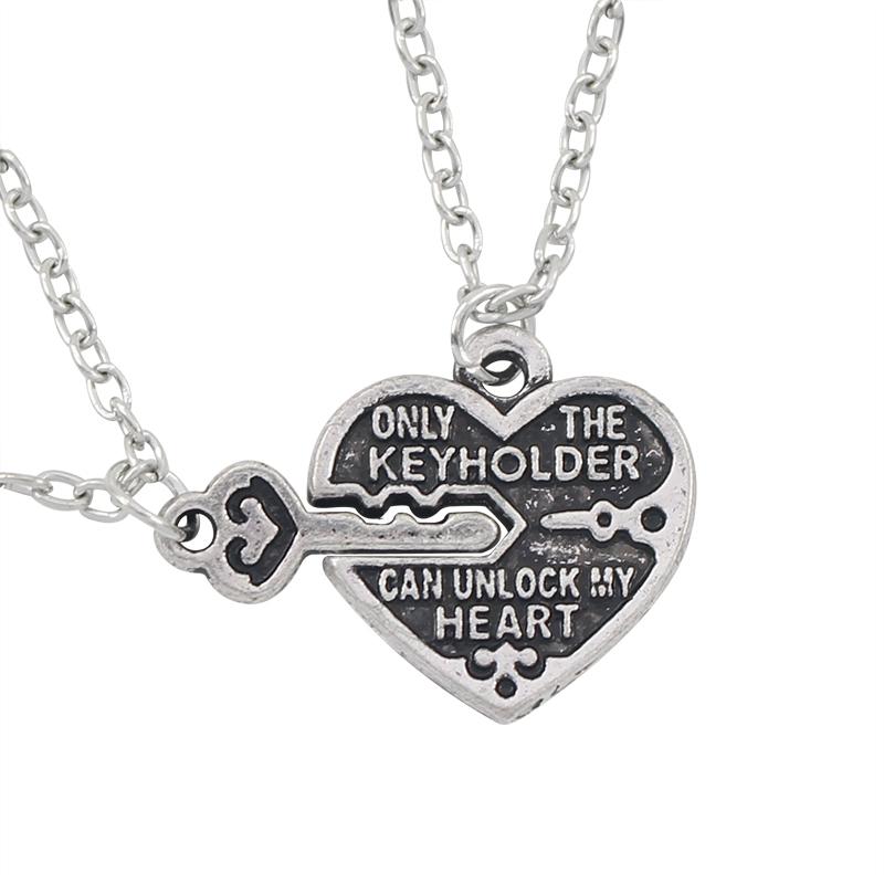 Ich liebe dich, beste Freunde, Paar-Halskette, Schmuck, Puzzle, BFF, Schlüsselschloss, Tai Chi, Herz-Anhänger, Halsketten für Frauen und Männer, Geschenk, Collier Ich liebe dich, beste Freunde, Paar-Halskette, Schmuck, Puzzle, BFF, Schlüsselschloss, Tai Chi, Herz-Anhänger, Halsketten für Frauen und Männer, Geschenk, Collier von Joom DACH
