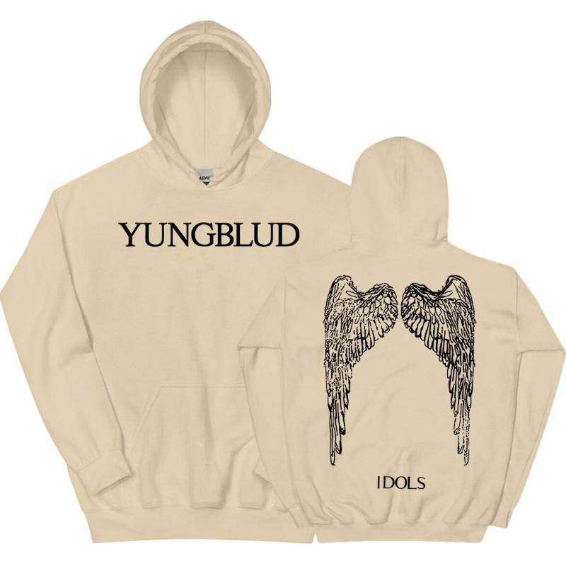 Idols Wings Hoodie YUNGBLUD Grafikdruck Sweatshirts Langarm Mode Pullover Lässige Herren Damen Hoodies S von Joom DACH