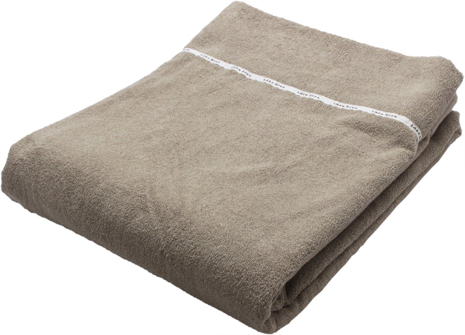 Imabari Handtuch Handtuch Decke Idesola Natural Time Pile Grau Einzelbett 140 x IZ0350 Maruei-Handtuch (Ca.. 190cm) graue von Joom DACH