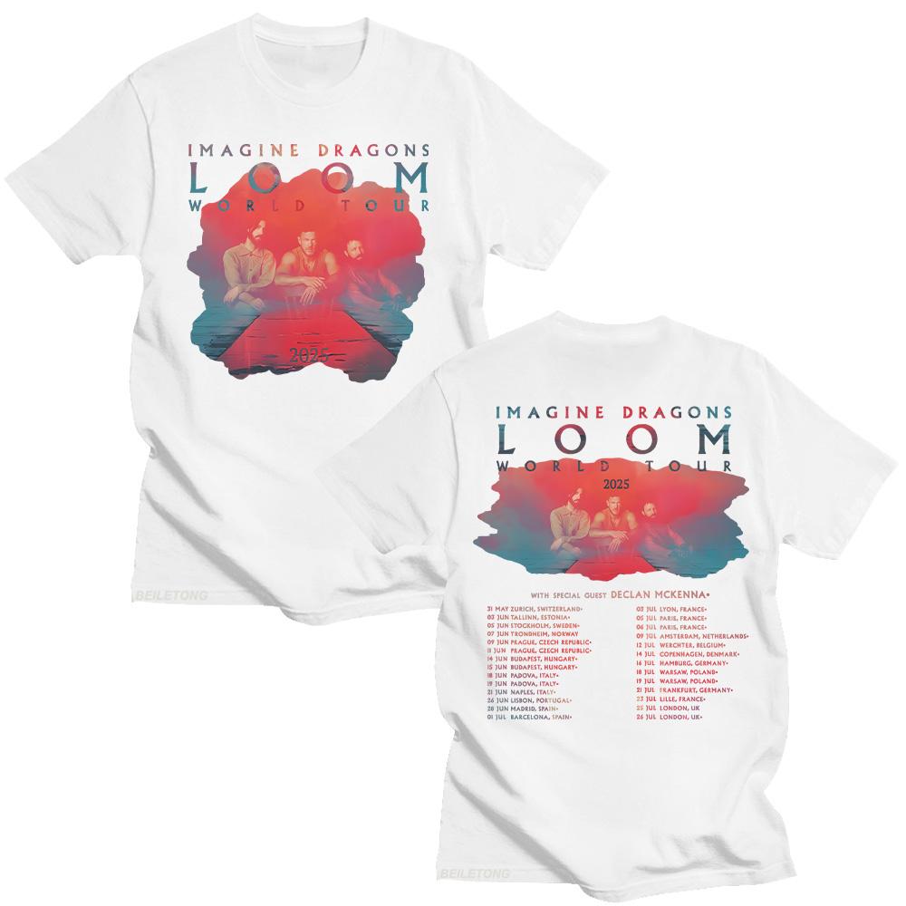 Imagine Dragons Band Loom Tour 2025 Neue T-Shirts Männer Frauen Mode Hip Hop Retro T-Shirt Baumwolle Kurzarm T-Shirts Ästhetische Tops M weiß Imagine Dragons Band Loom Tour 2025 Neue T-Shirts Männer Frauen Mode Hip Hop Retro T-Shirt Baumwolle Kurzarm T-Shirts Ästhetische Tops M weiß von Joom DACH