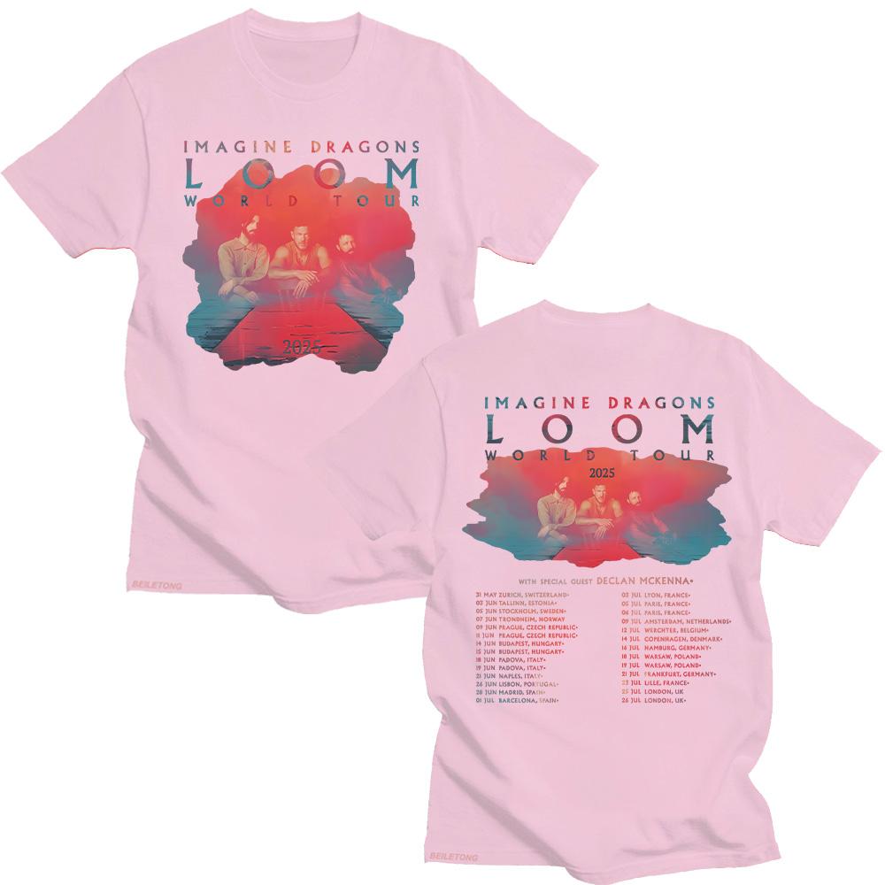 Imagine Dragons Band Loom Tour 2025 Neue T-Shirts Männer Frauen Mode Hip Hop Retro T-Shirt Baumwolle Kurzarm T-Shirts Ästhetische Tops S rosa Imagine Dragons Band Loom Tour 2025 Neue T-Shirts Männer Frauen Mode Hip Hop Retro T-Shirt Baumwolle Kurzarm T-Shirts Ästhetische Tops S rosa von Joom DACH
