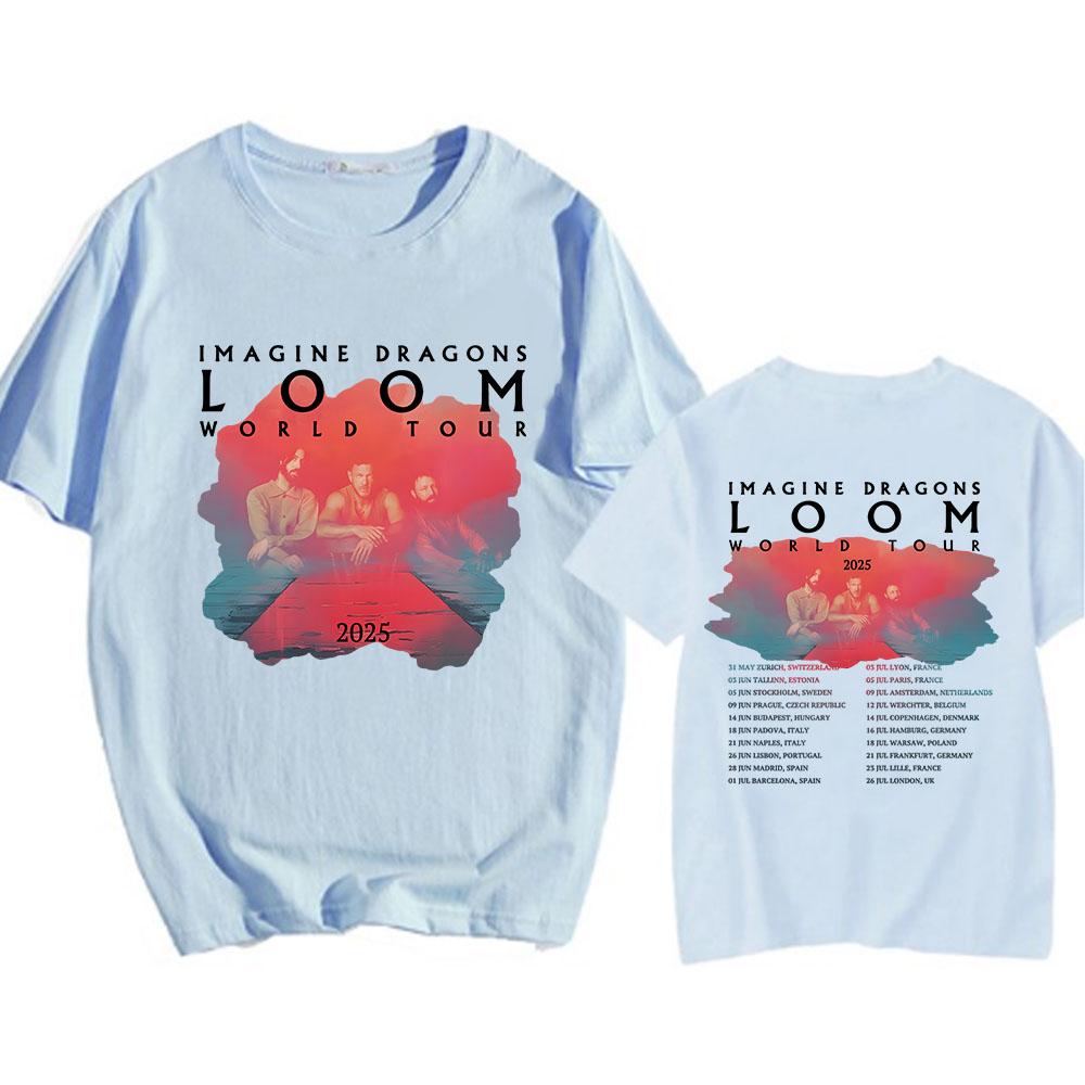 Imagine Dragons Loom Tour 2025 T-Shirt Kurzarm Baumwolle Herren/Damen T-Shirts Hochwertige weiche Unisex Streetwear Hip Hop Mode L Imagine Dragons Loom Tour 2025 T-Shirt Kurzarm Baumwolle Herren/Damen T-Shirts Hochwertige weiche Unisex Streetwear Hip Hop Mode L von Joom DACH
