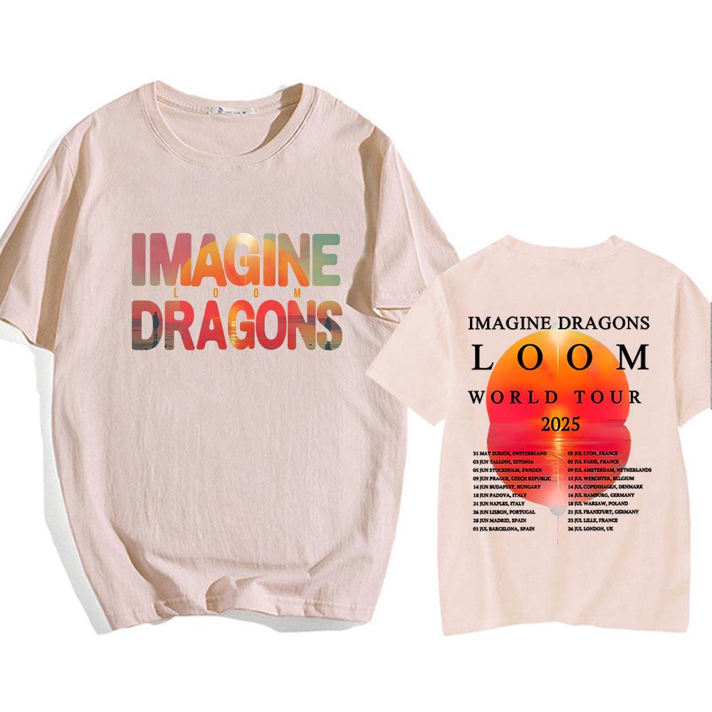 Imagine Dragons Loom Tour 2025 T-Shirt Kurzarm Baumwolle Herren/Damen T-Shirts Hochwertige weiche Unisex Streetwear Hip Hop Mode M Imagine Dragons Loom Tour 2025 T-Shirt Kurzarm Baumwolle Herren/Damen T-Shirts Hochwertige weiche Unisex Streetwear Hip Hop Mode M von Joom DACH