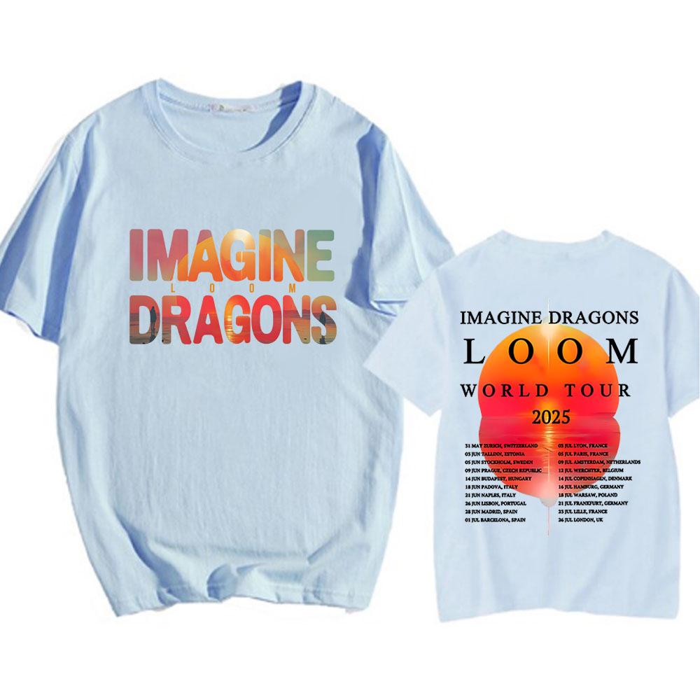 Imagine Dragons Loom Tour 2025 T-Shirt Kurzarm Baumwolle Herren/Damen T-Shirts Hochwertige weiche Unisex Streetwear Hip Hop Mode M Imagine Dragons Loom Tour 2025 T-Shirt Kurzarm Baumwolle Herren/Damen T-Shirts Hochwertige weiche Unisex Streetwear Hip Hop Mode M von Joom DACH