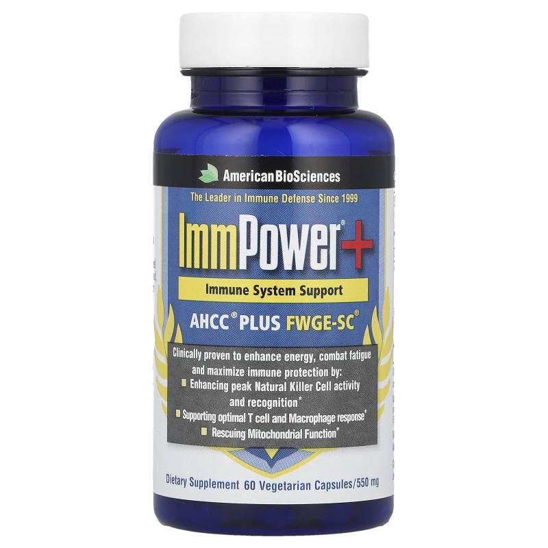 Immpower®+, Ahcc® plus Fwge-Sc®, 60 Veggie-Kapseln von Joom DACH
