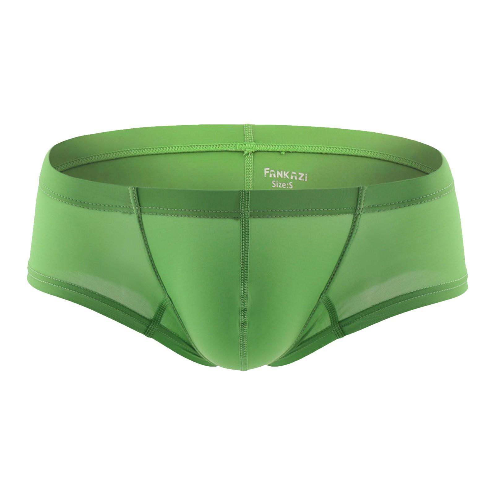 Individuell farblich abgestimmte, lässige und bequeme Unterwäsche für Herren mit niedriger Taille und hoher Elastizität S grün von Joom DACH