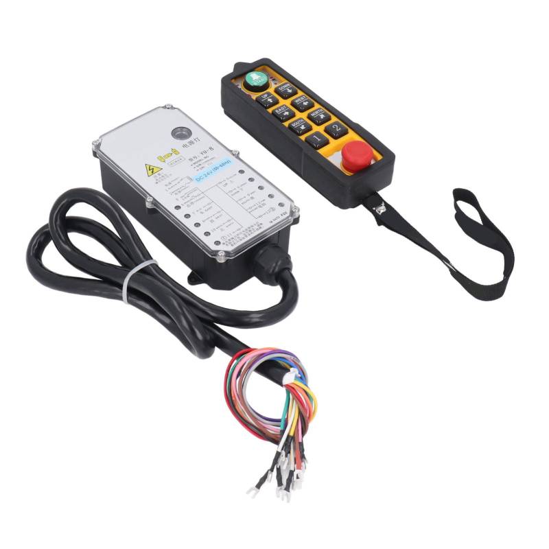 Industrielle Kranfernbedienung Einzelgriff Elektrischer Hebe-Controller mit Not-Aus 6 von Joom DACH