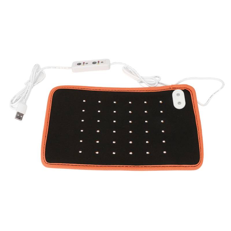 Infrarot-Lichttherapie-Gürtel 36 Stück Lichtchip Rotlicht Tragbares Wickelgerät für Taille Rücken orange von Joom DACH