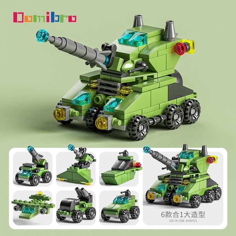 Ingenieur-LKW-Bausteine, Lernspielzeug, Auto-Block-Spielzeug für Kinder, Jungen, Mädchen, Geschenke Tank-138Pcs von Joom DACH