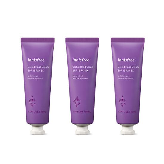 Innisfree Orchideen-Handcreme SPF 15 PA+ 50 ml (3 Typ) #3pcs von Joom DACH