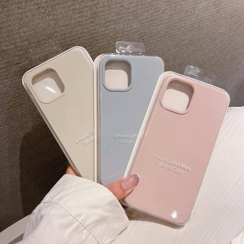 Ins Chic Liquid Silikon Vollständig abgedeckte weiche Gel-Gummi-Telefonhülle Schutzhülle für iPhone 15 14 Pro Max 14Plus 15Plus XR XS Max 11 12 13 Pro Max iPhone 14 von Joom DACH