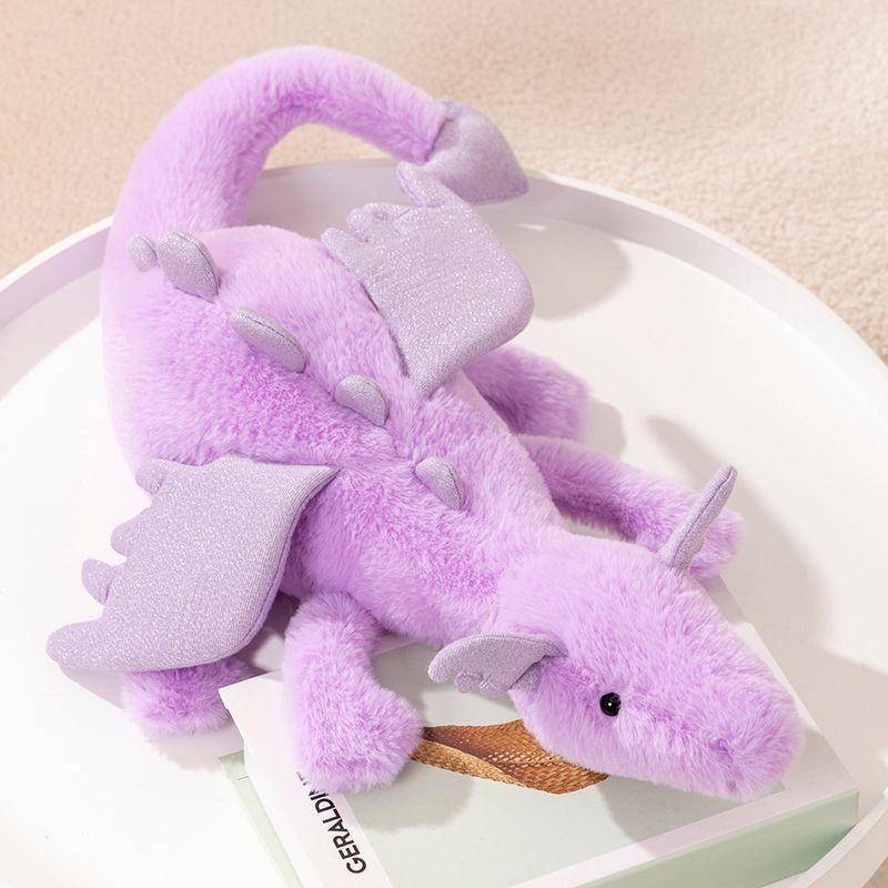 Internet-Berühmtheit Himmelsdrachen-Puppe lustiges Gelee-Plüschtier Regenbogen-Schnee-Drachen-Puppe großes Wurfkissen Geschenk 50cm（0.3kg） von Joom DACH