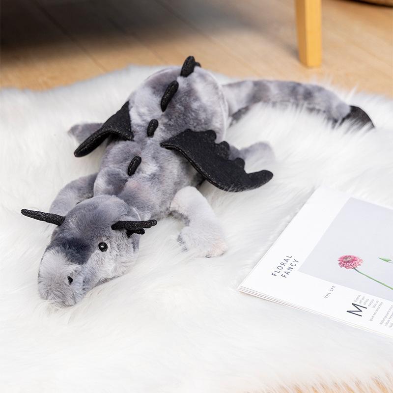 Internet-Berühmtheit Himmelsdrachen-Puppe lustiges Gelee-Plüschtier Regenbogen-Schnee-Drachen-Puppe großes Wurfkissen Geschenk 50cm（0.3kg） von Joom DACH